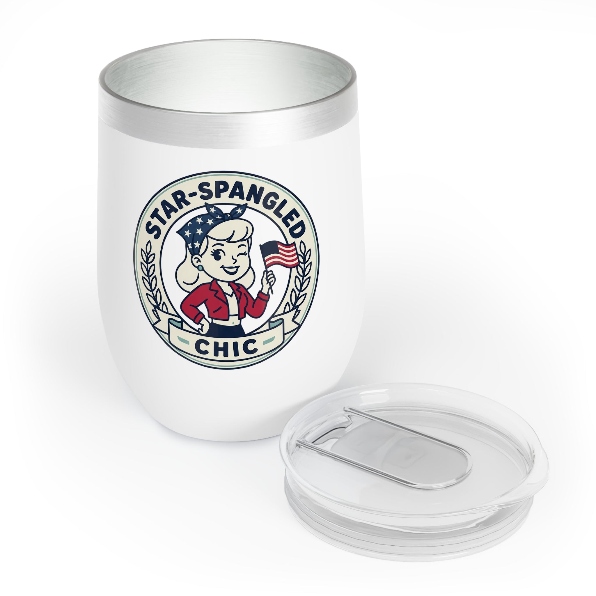 Chill Wine Tumbler - Star Spangled Chic