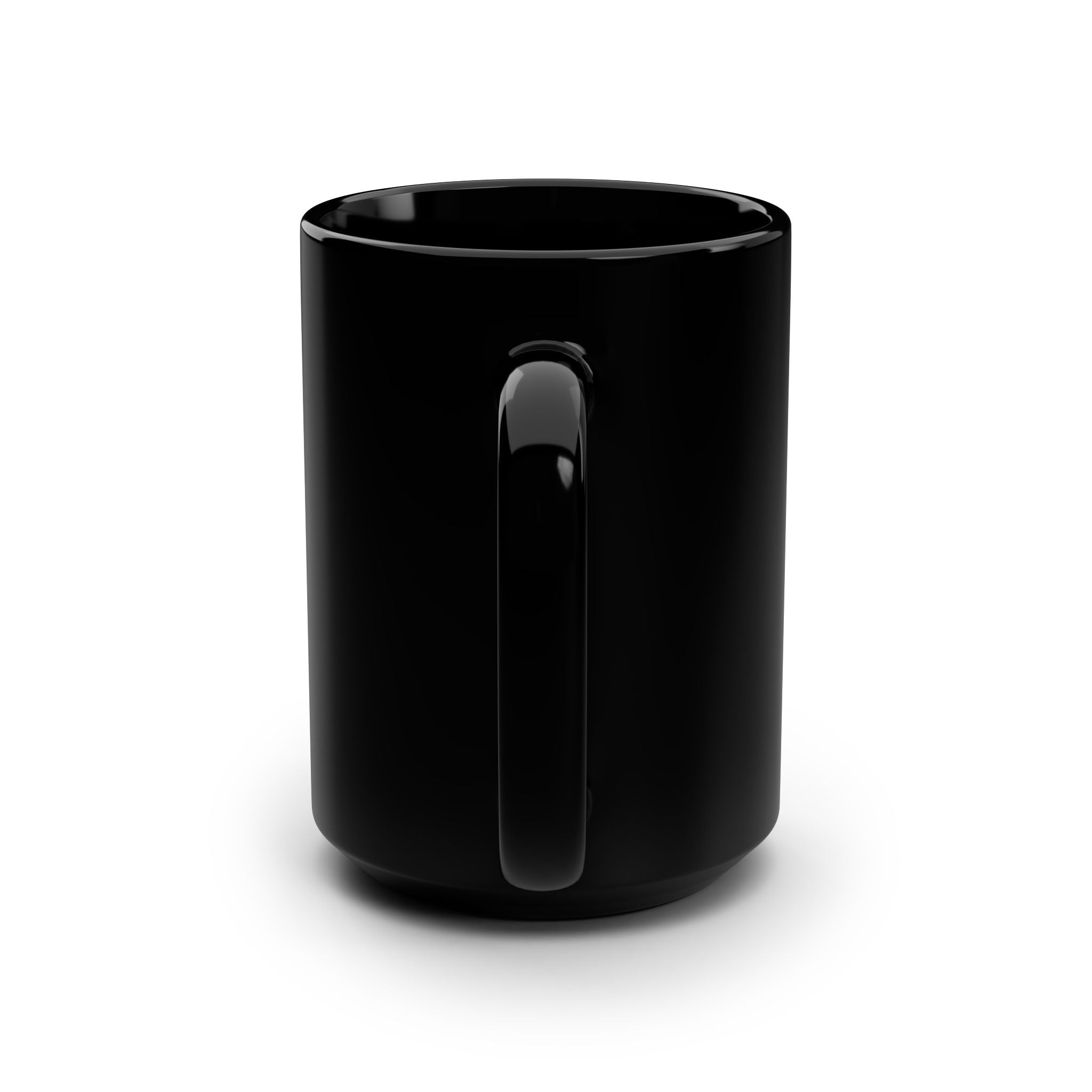 Primeagle Supply Black 15oz Mug — Patriotic Eagle Logo Coffee Cup