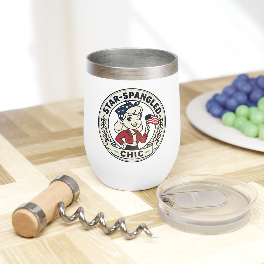 Chill Wine Tumbler - Star Spangled Chic