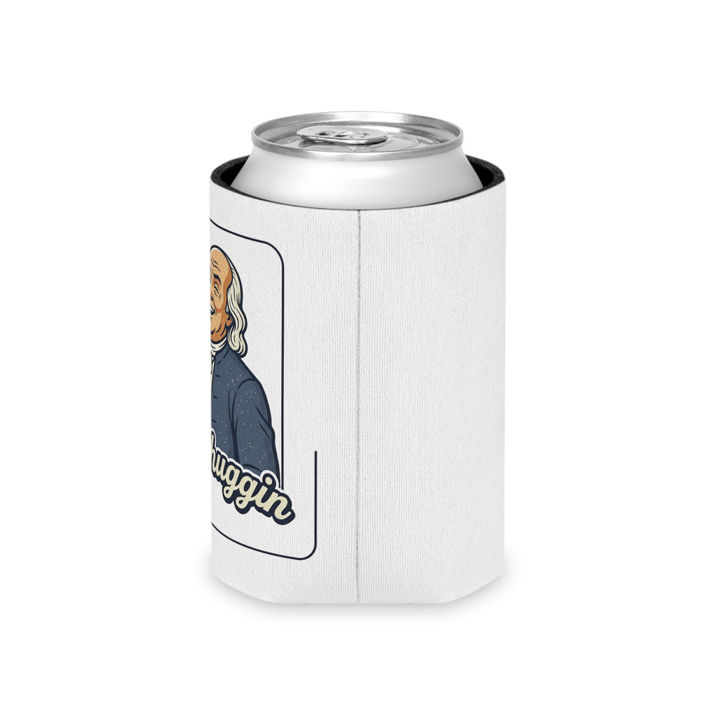 Can Cooler — "Ben Chugging" Patriotic Founding Fathers Beer Koozie