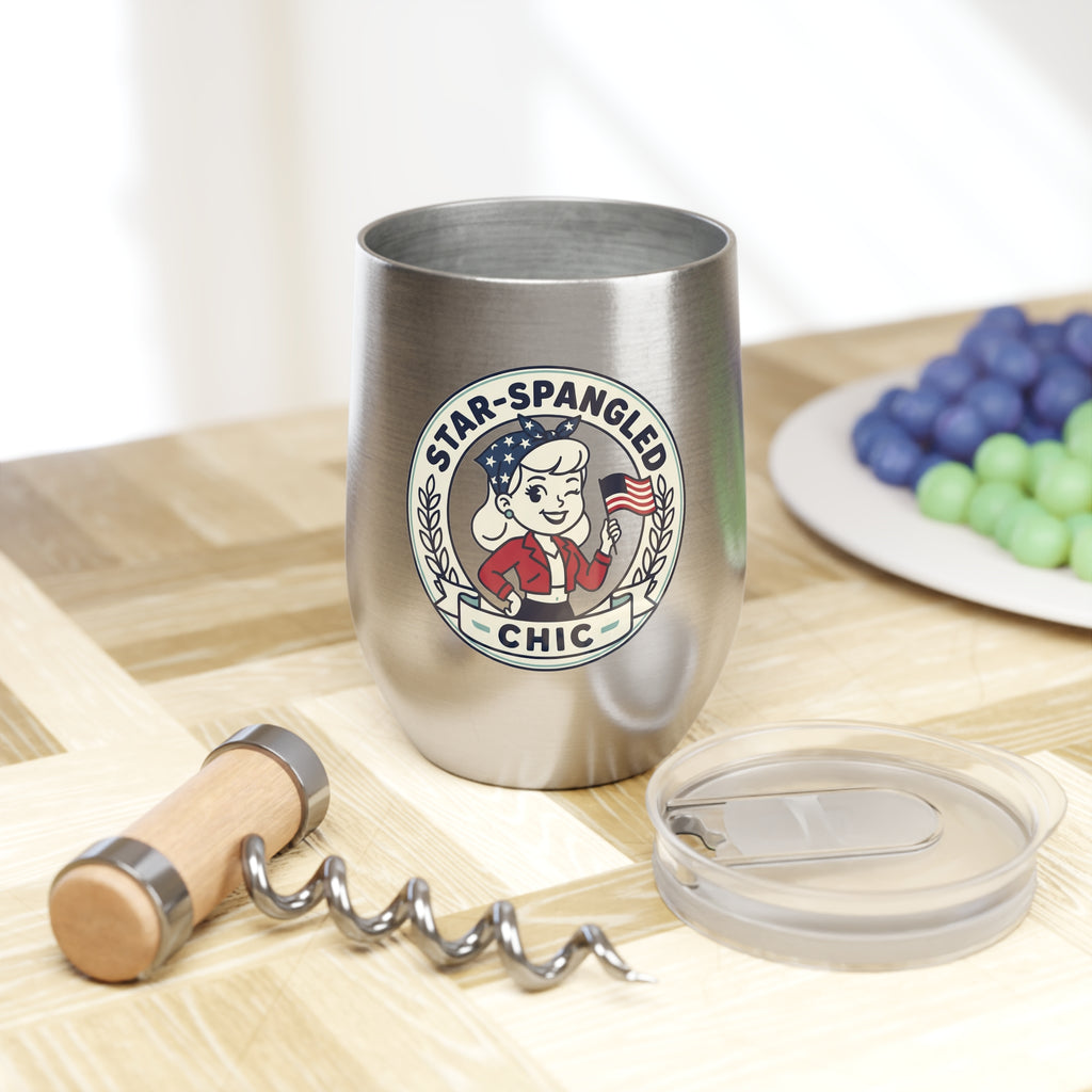 Chill Wine Tumbler - Star Spangled Chic