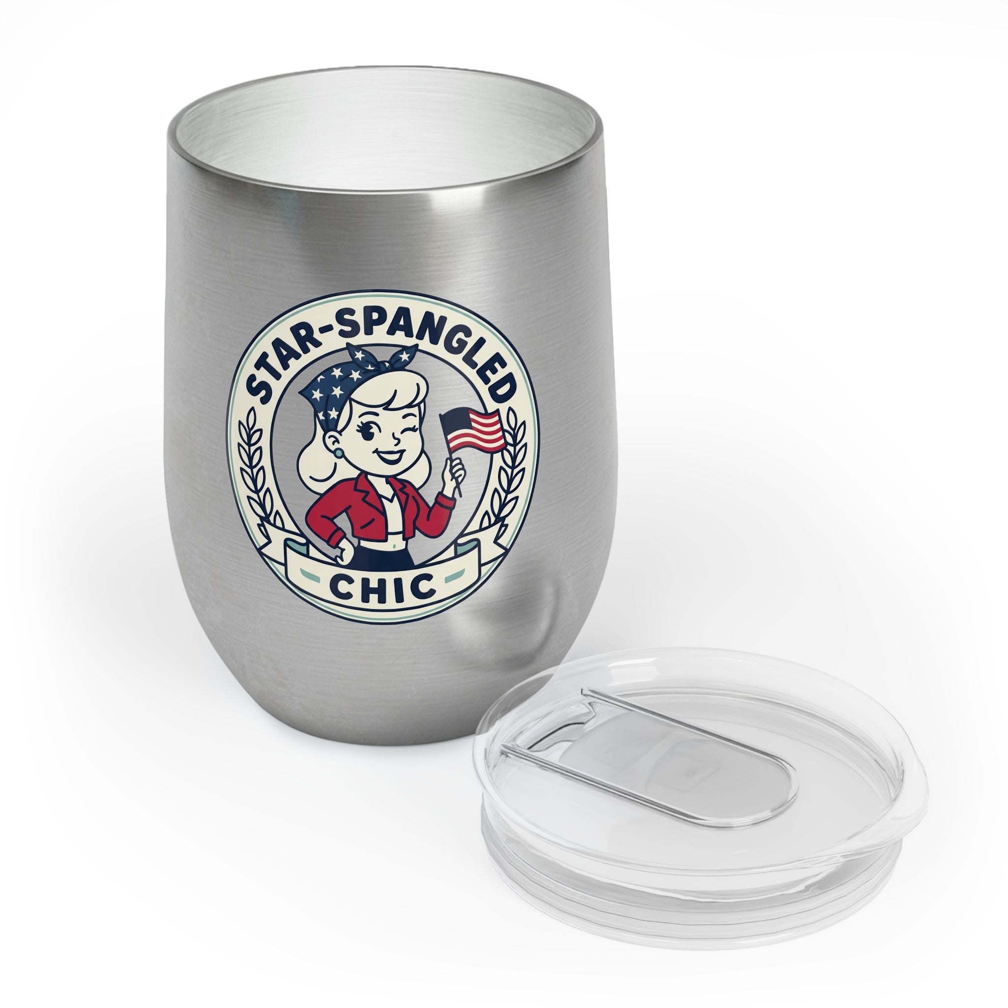 Chill Wine Tumbler - Star Spangled Chic